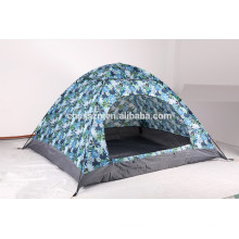 Tente de camping pliante à dossier manuel avec tissu de camouflage